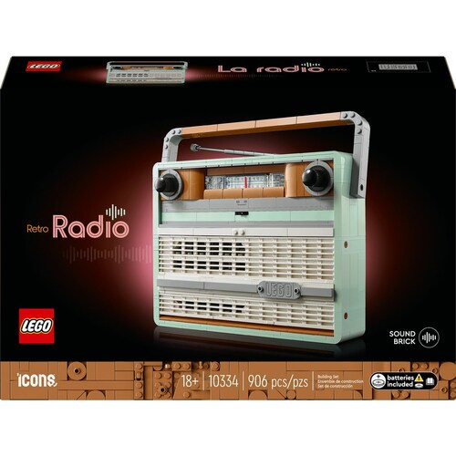 Icons Radio Retro Lego