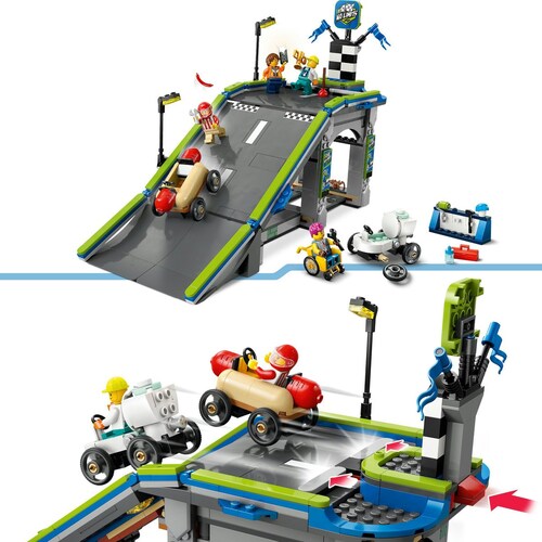 City Rampa de Aceleracion para Autos de Carreras Lego