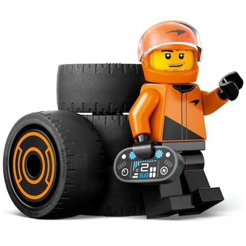 City Piloto de F1 con Auto de Carrera Mclaren