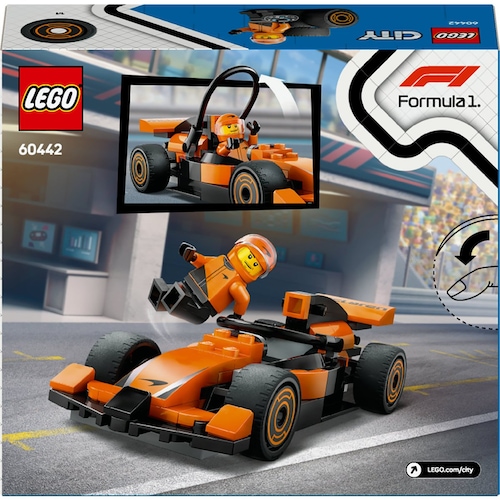 City Piloto de F1 con Auto de Carrera Mclaren