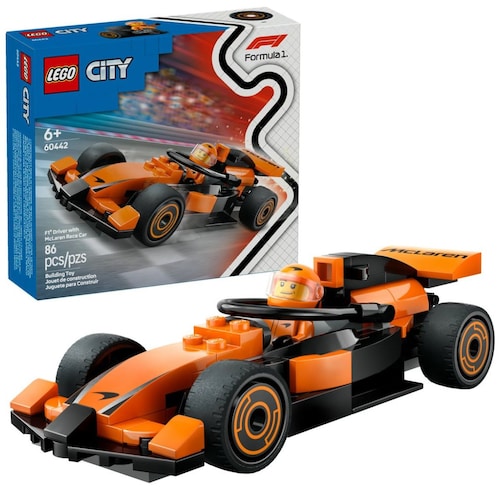 City Piloto de F1 con Auto de Carrera Mclaren