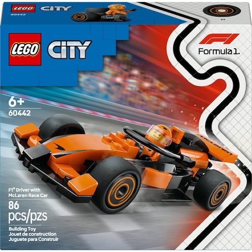 City Piloto de F1 con Auto de Carrera Mclaren