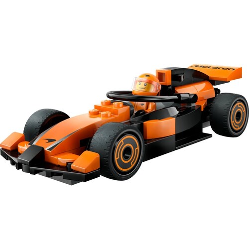 City Piloto de F1 con Auto de Carrera Mclaren
