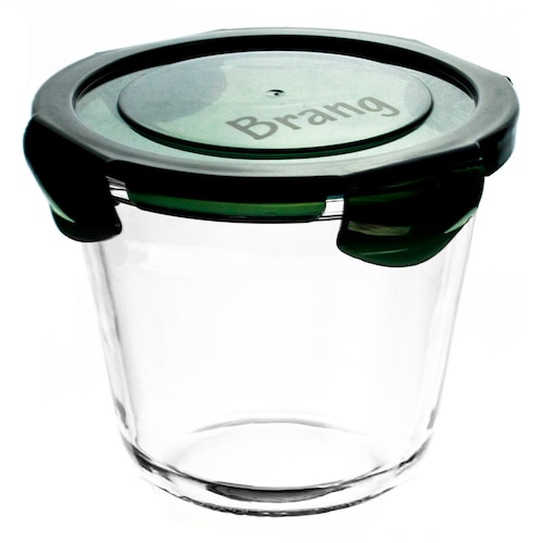 Recipiente Hermético Vidrio Redondo 750Ml Multiusos  Brang