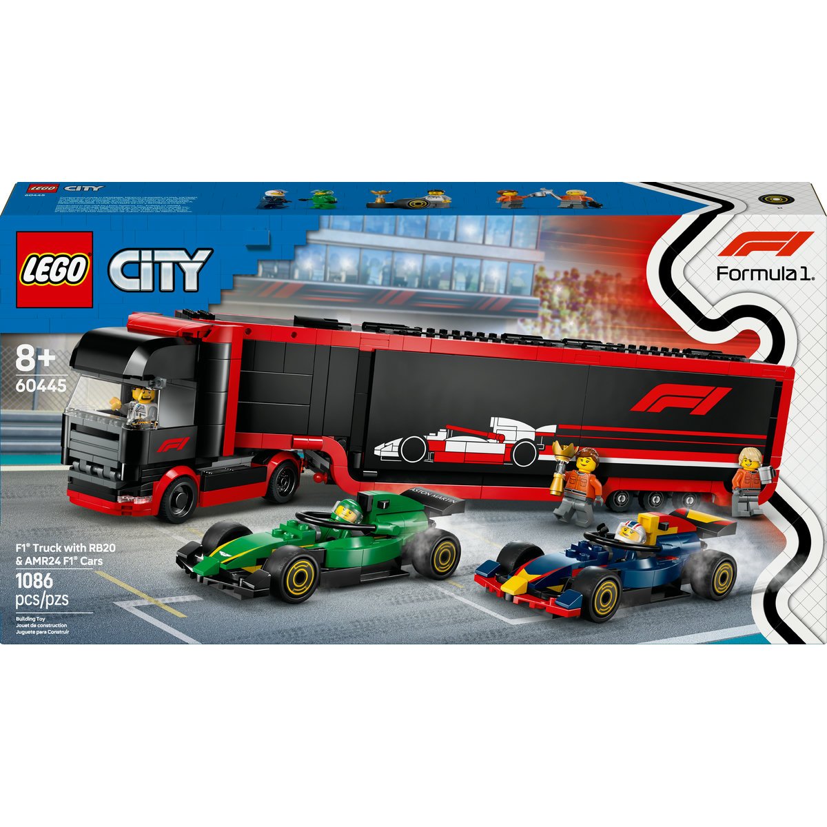 City Camion de F1 con Autos de F1 Rb20 Y Amr24