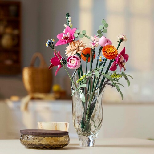 Botanicals Ramo de Flores Fantasia en Rosa Lego