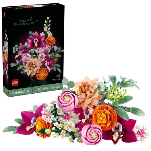 Botanicals Ramo de Flores Fantasia en Rosa Lego