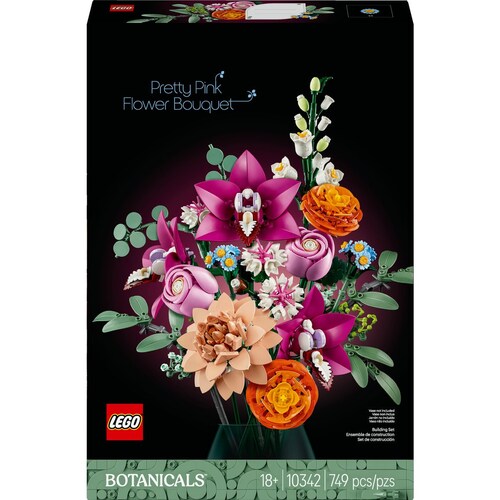 Botanicals Ramo de Flores Fantasia en Rosa Lego