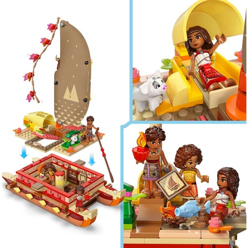 Disney Canoa de Aventuras de Moana Lego