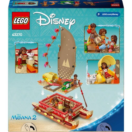 Disney Canoa de Aventuras de Moana Lego