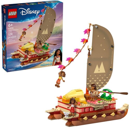 Disney Canoa de Aventuras de Moana Lego