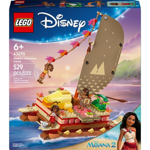 Disney Canoa de Aventuras de Moana Lego