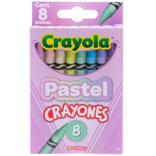 8 Crayones Pastel Crayola