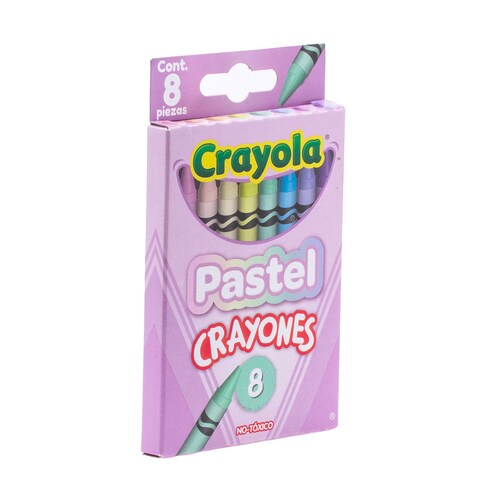 8 Crayones Pastel Crayola