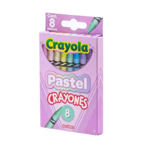 8 Crayones Pastel Crayola