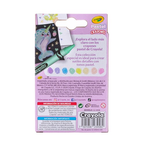 8 Crayones Pastel Crayola