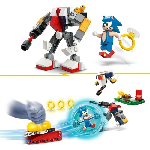 Sonic Batalla de Sonic en la Fogata Lego