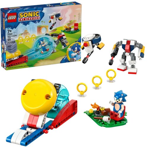 Sonic Batalla de Sonic en la Fogata Lego