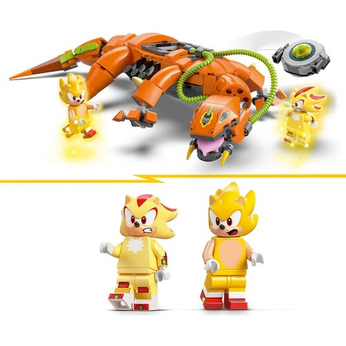 Sonic Super Shadow Vs Biolizard Lego