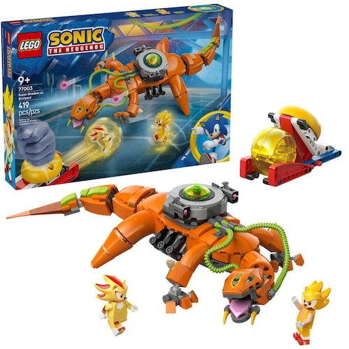 Sonic Super Shadow Vs Biolizard Lego