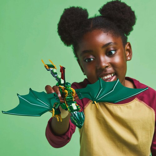 Ninjago Dragónn Verde Del Bosque de Lloyd