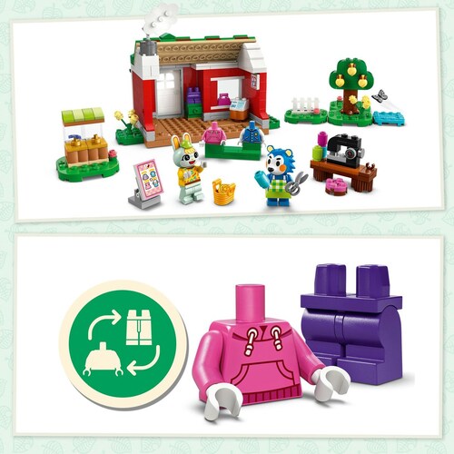 Animal Crossing Tienda de Ropa Hermanas Manitas Lego