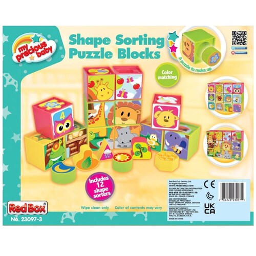 Cubo Rompecabezas para Bebé Red Box