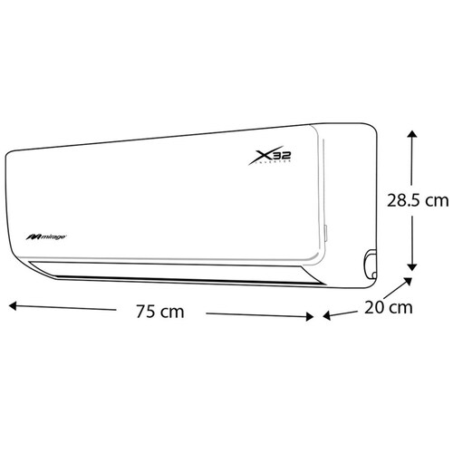Mini Split Inverter X32  1 Ton 220V Fc Mirage
