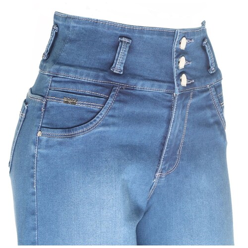 Jeans Skinny Fit Ciclon Jeans Stone Medio para Mujer