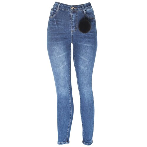 Jeans Skinny Fit Ciclon Jeans 1 Botón para Mujer