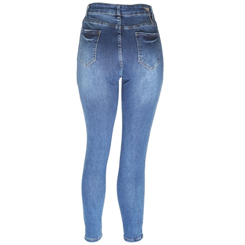 Jeans Skinny Fit Ciclon Jeans 1 Botón para Mujer