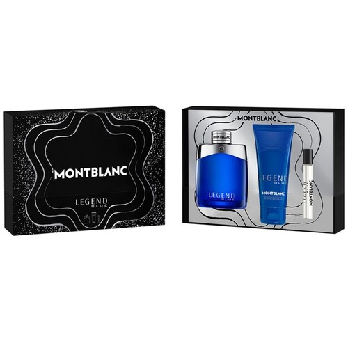 Eau de Parfum Estuche Montblanc Legend Blue (100Ml + 7.5Ml+ Gel de Baño 100Ml= para Hombre