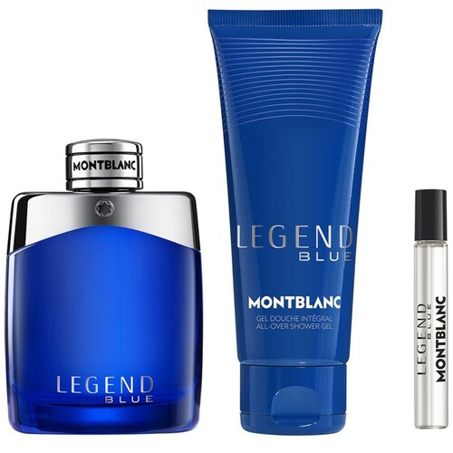 Eau de Parfum Estuche Montblanc Legend Blue (100Ml + 7.5Ml+ Gel de Baño 100Ml= para Hombre