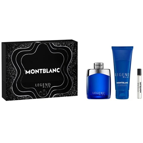 Eau de Parfum Estuche Montblanc Legend Blue (100Ml + 7.5Ml+ Gel de Baño 100Ml= para Hombre