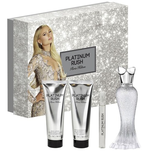 Set Paris Hilton Platinum Rush Nacional para Mujer