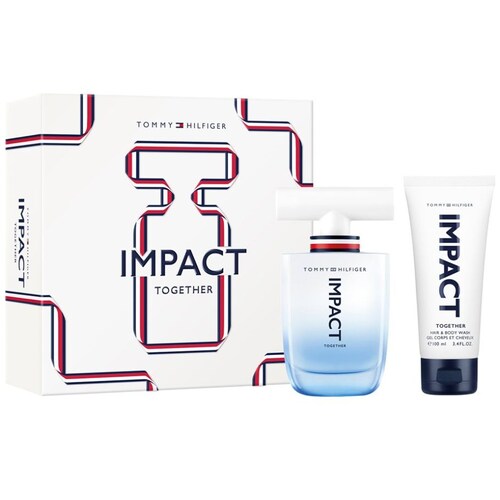 Set Eau de Toilette Estuche Tommy Hilfiger Impact Together (Edt 100Ml + Gel de Baño 100Ml para Hombre