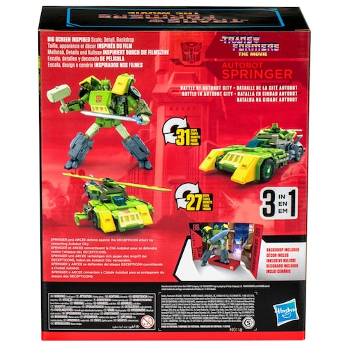 Figura de Acción Transformers Studio Series Clase Líder The Transformers: la Película - 86-30 Springer