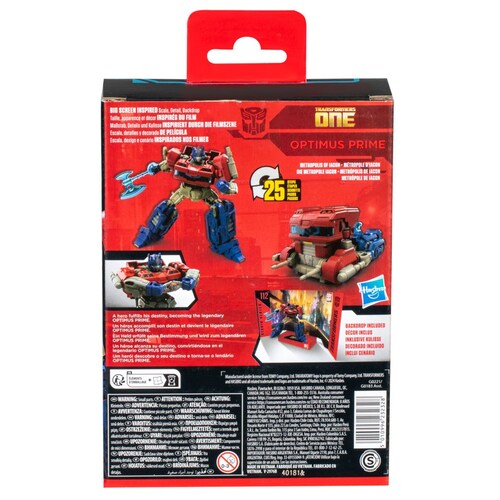 Figura de Acción Transformers Studio Series - Clase de Lujo - Transformers: One - 112 - Optimus Prime