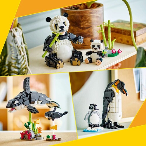 Creator Fauna Salvaje Familia de Pandas