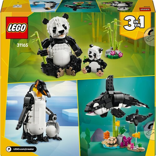 Creator Fauna Salvaje Familia de Pandas