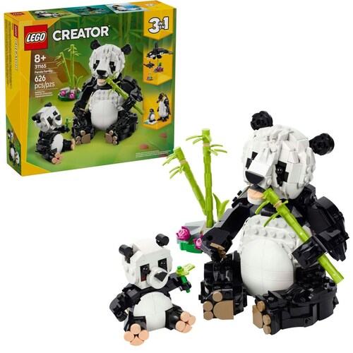 Creator Fauna Salvaje Familia de Pandas