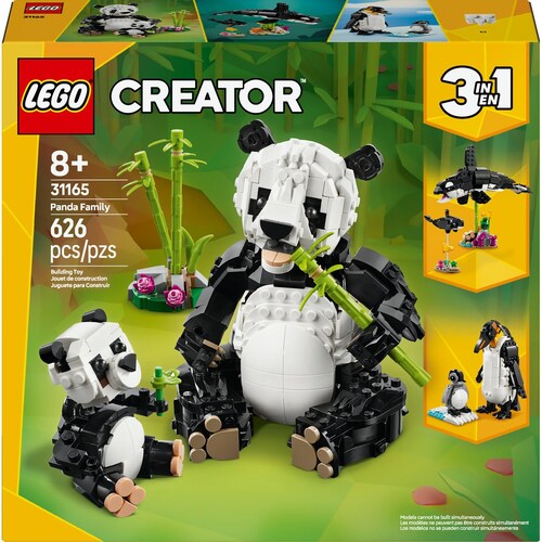 Creator Fauna Salvaje Familia de Pandas