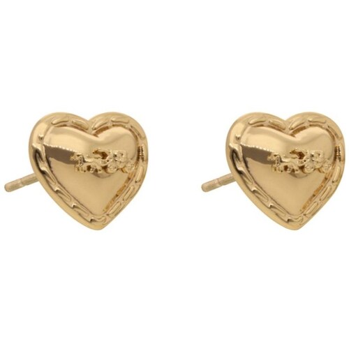 Aretes Corazón Pulido Coach