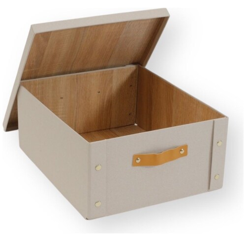 Caja Organizadora Grande Color Blanco 33 X 40 X 17 Cm Home Nature
