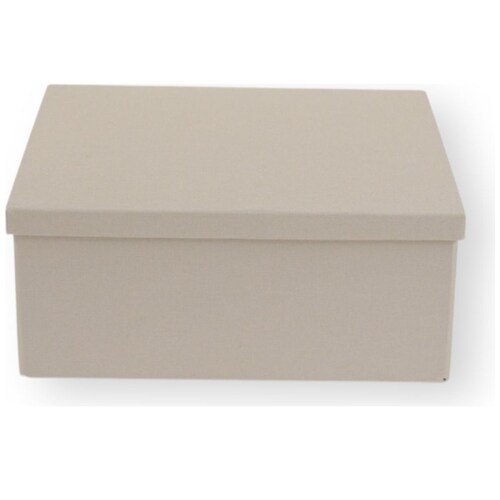 Caja Organizadora Grande Color Blanco 33 X 40 X 17 Cm Home Nature