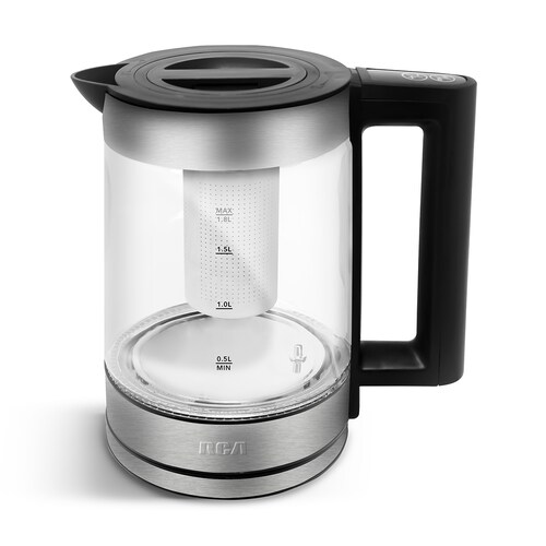 Tetera Digital con Infusor de 1.8 L Plateado Rc-330 Rca