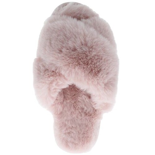 Pantuflas Peluche Comfort Fit para Mujer