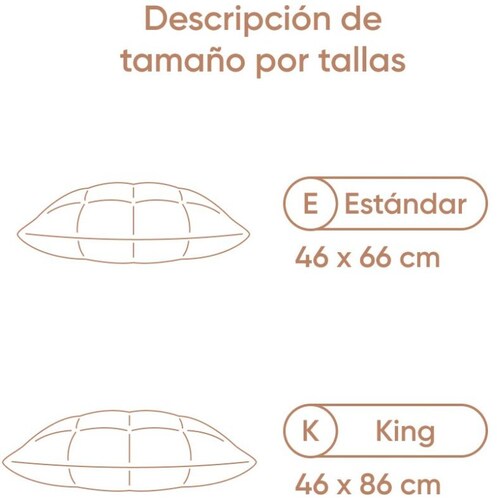 Luuna Almohada Origins Estándar Blanco