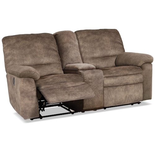 Love Seat con Reclinables y Consola Bilbao Café Cheers