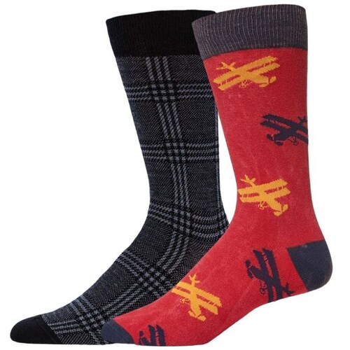 Set Calcetines Aviones de 2 Piezas para Hombre Mario Barutti